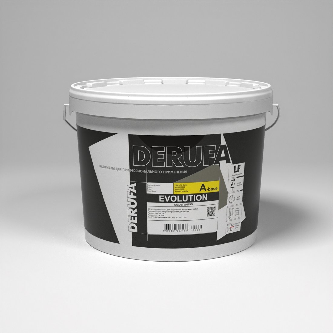 

Краска Derufa Profi Evolution 9 л