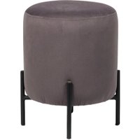 Пуфик ВВР Орегон Лайт (графит/черный, велюр)