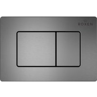 Унитаз приставной Roxen Antares в комплекте с инсталляцией Attach 5 в 1 967089 (кнопка: оружейная сталь)