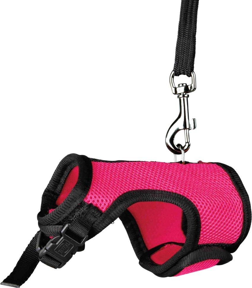 

Ошейник с поводком Trixie Soft Harness with Leash 61512 (розовый)