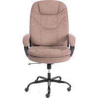 Офисное кресло TetChair Comfort Lux (22) metalBL (ткань, светло-коричневый, KUB 03)