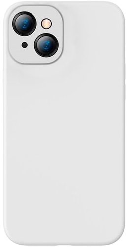 Чехол для телефона Baseus Liquid Silica Gel Protective для iPhone 13 (белый)