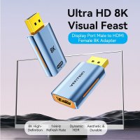 Адаптер Vention HFMH0 DisplayPort - HDMI