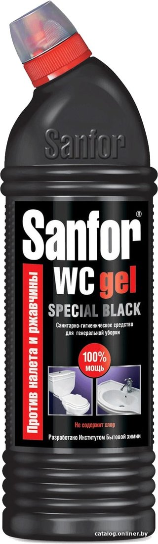 Средство для сантехники Sanfor WC Gel Black 750 г