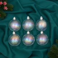 Елочная игрушка Ausini V5146 (перламутровый, 6шт)