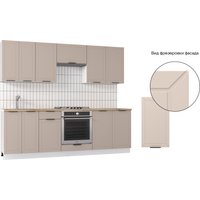 Готовая кухня Mio Tesoro Корнелия Ода-плюс 2.4 (капучино/дуб бунратти)