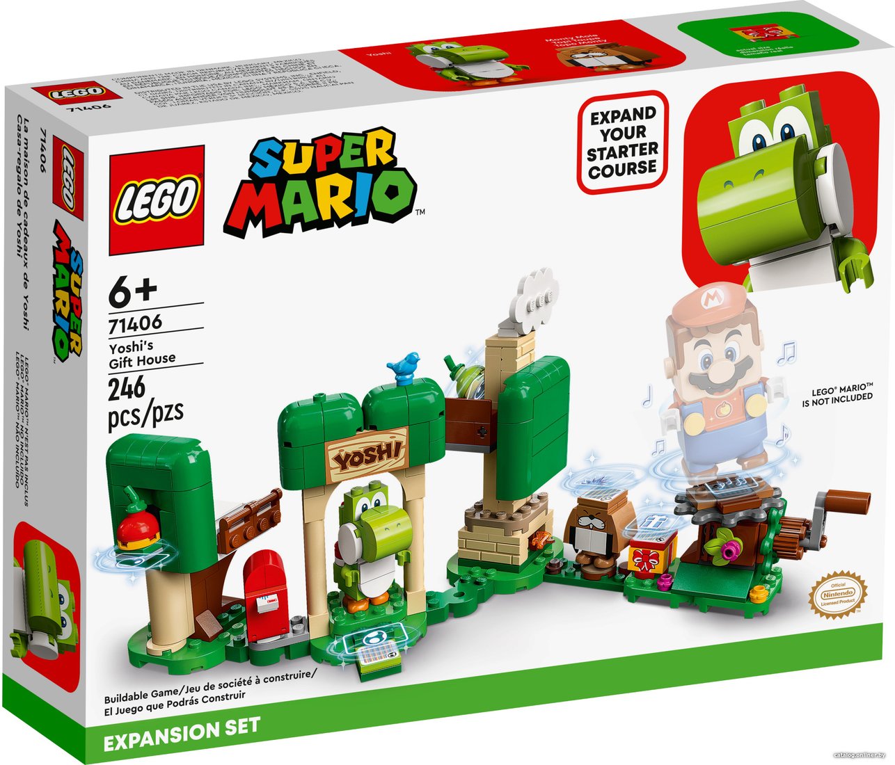 Конструктор LEGO Super Mario 71406 Дополнительный набор Подарочный домик Йоши