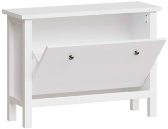 Тумба для обуви ММЦ 01 Кантри (белый лак)