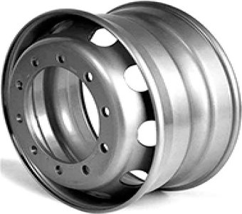 Штампованные диски Asterro M22 22.5x9" 10x335мм DIA 161мм ET 281мм Silver