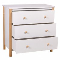 Детский комод Polini Kids Simple 3501 0002769.31 (белый/натуральный)