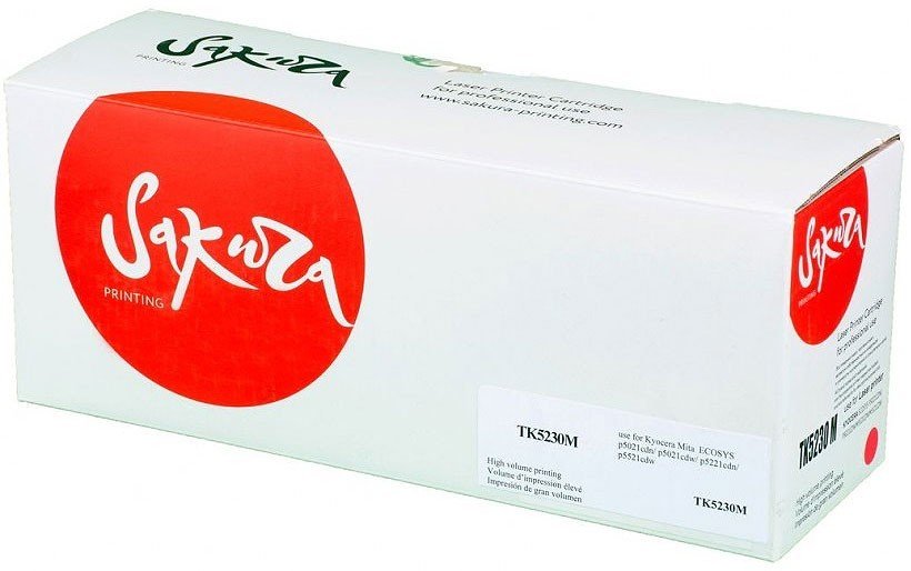 

Картридж Sakura Printing SATK5230M (аналог Kyocera Mita TK5-230M)