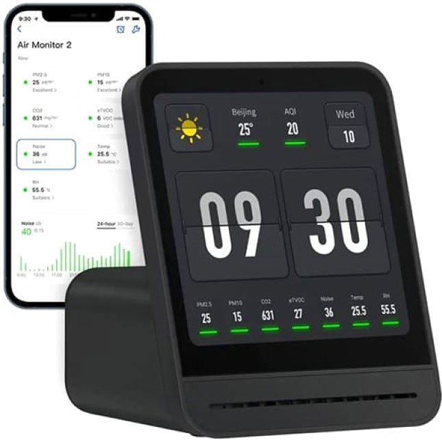 

Монитор качества воздуха Qingping Air Monitor 2 (черный)