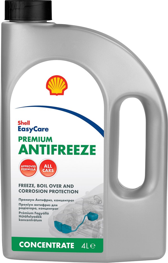 

Антифриз Shell Premium Concentrate 4л