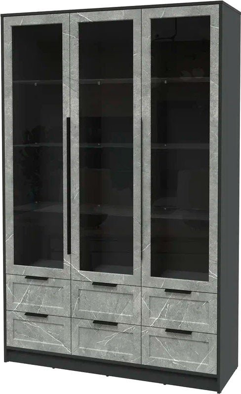 

Шкаф-витрина Интерлиния Концепт Тренд КТ-ШВ3 (антрацит/керамика)