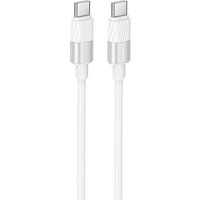 Кабель Borofone BX106 USB Type-C - USB Type-C (1 м, белый) в Бресте