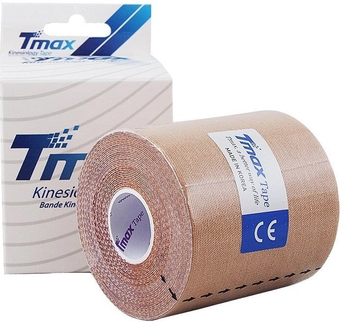 

Тейп Tmax Extra Sticky 7.5 см х 5 м (телесный)