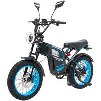 Электровелосипед Minako Apex 2025 (черный/синий)