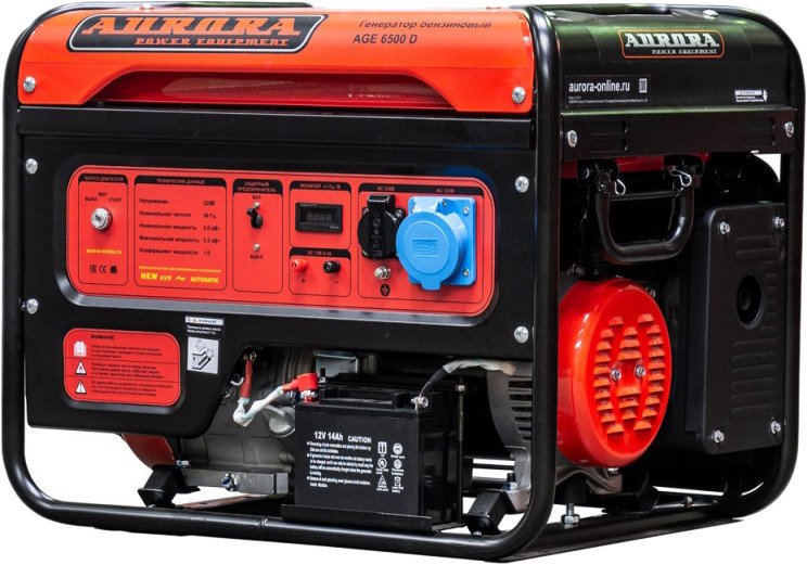 Бензиновый генератор Aurora AGE 6500 D