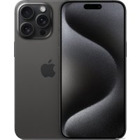 Телефон Apple iPhone 15 Pro Max Dual SIM 256GB (черный титан)