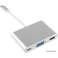 Адаптер USBTOP USB 3.1 Type-C - VGA/USB Type-C/USB Type-A