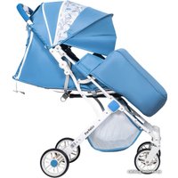 Коляска прогулочная «книга» Farfello Comfy Go CG-102 (голубой/яркий белый)