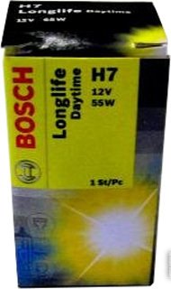

Галогенная лампа Bosch H7 Longlife Daytime 1шт [1987302078]