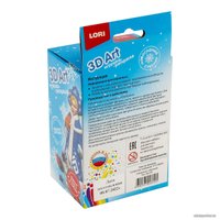 Набор для рисования Lori 3D Art. Игрушка-раскраска Снегурочка с белочкой Ир-018