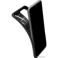 Чехол для телефона Spigen Liquid Air для Galaxy S21 Ultra ACS02350 (черный матовый)
