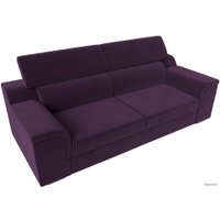 Диван Лига диванов Лига-003 117109 (велюр фиолетовый)