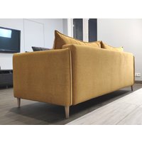 Диван Nord Star Айва Авелина (микровелюр, розовый)