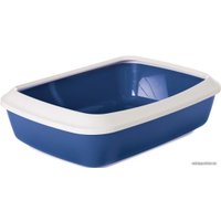Туалет-лоток Savic Iriz + Rim 50 см (белый/синий)