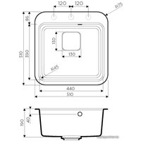 Кухонная мойка Omoikiri Tasogare 51-SA