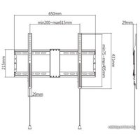 Кронштейн для телевизора Gembird WM-80F-01