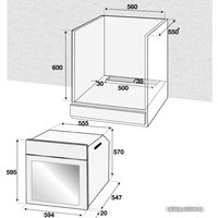 Электрический духовой шкаф BEKO BIE 22300 X