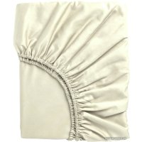 Простыня Loon Сатин 160x200 (жемчужно-белый)