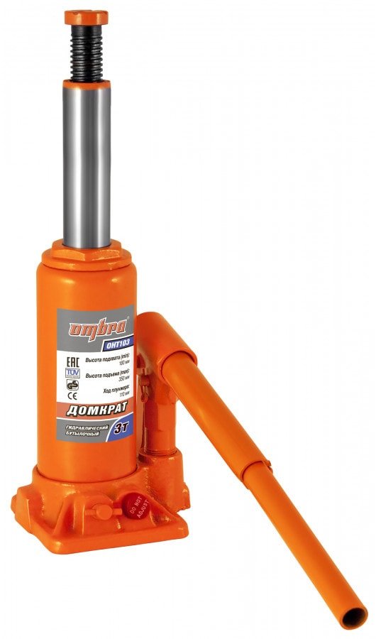 

Бутылочный домкрат Ombra OHT103 3т