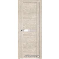 Межкомнатная дверь ProfilDoors 2.01XN L 50x190 (каштан светлый, стекло Lacobel Перламутровый лак)