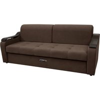 Диван Сириус Лидер-4 ППУ (Eva 27 велюр коричневый)