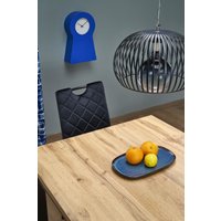 Кухонный стол Halmar Qubik 80-200/80/76 (дуб артизан/черный) в Гродно