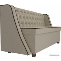 Диван Лига диванов Лофт 104553 (микровельвет, бежевый)