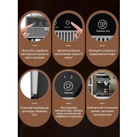 Рожковая кофеварка KaringBee CM5520 (черный)