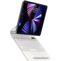 Чехол для планшета Baseus Brilliance Original Keyboard Case Pro with Digital Display для Apple iPad Pro 11/Air-4/Air-5 10.9 (белый)