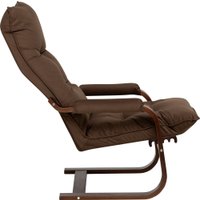 Кресло-качалка Leset Оливер (орех текстура/V 23)