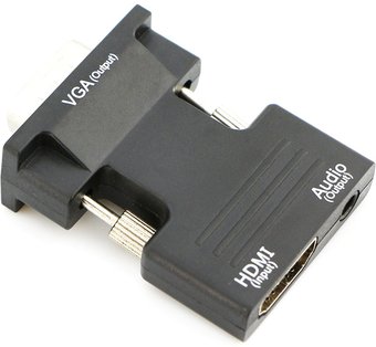Адаптер USBTOP HDMI - VGA - jack 3.5 мм Pro Mini (черный)