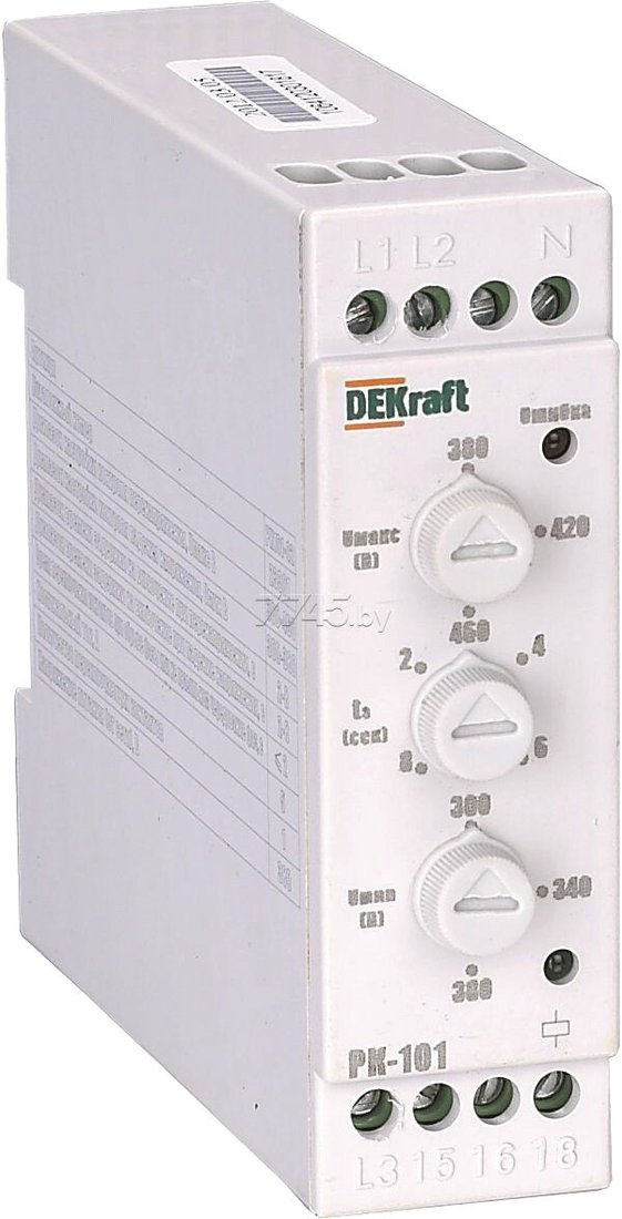 

Реле контроля фаз Schneider Electric DEKraft 23301DEK