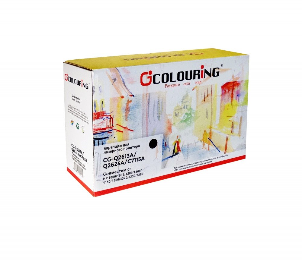 

Картридж Colouring CG-Q2613A/Q2624A/C7115A/EP-25 (аналог Canon EP-25, HP 13A (Q2613A), HP 15A (C7115A), HP 24A (Q2624A))