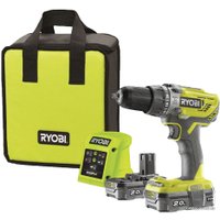 Ударная дрель-шуруповерт Ryobi R18PD3-220S 5133003342 (с 2-мя АКБ, сумка)