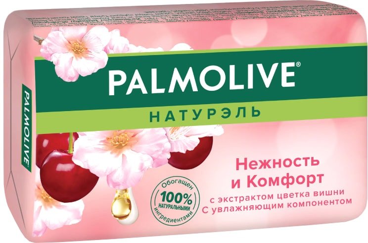 

Palmolive Мыло Натурэль Нежность и комфорт с экстрактом цветка вишни 90 г