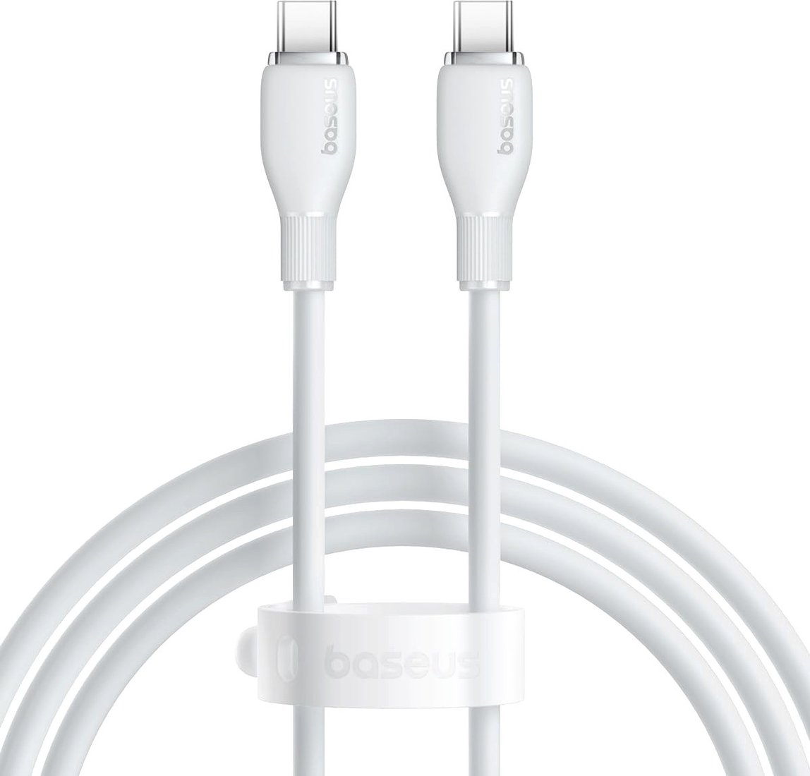 

Кабель Baseus Pudding Series Fast Charging Cable 100W USB Type-C - USB Type-C (1.2 м, белый)