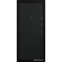 Металлическая дверь Стальная Линия Тетра для квартиры 100 (черный кашемир)